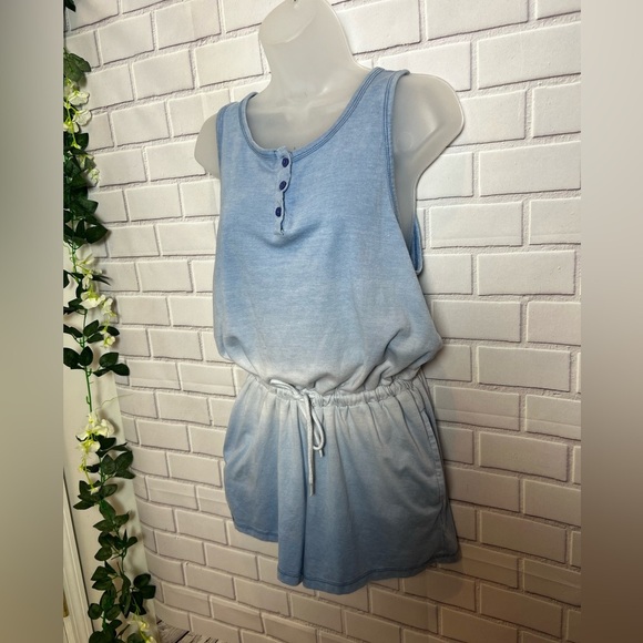 EXIST Women's Loose Fitting High Waisted Sleeveless jumpsuit shorts/ L - Picture 6 of 9